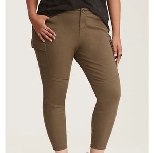 Torrid olive green cargo pants.
